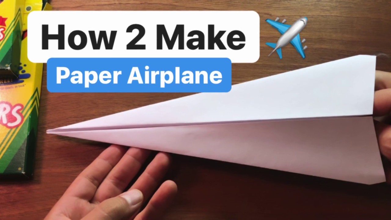 How to Make a Paper Airplane in 2 MINUTES   !!! How to Fold and color TOO! #paperairplane #origami