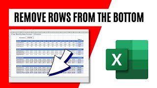 How To Delete Blank Rows At The Bottom Of Excel Sheet