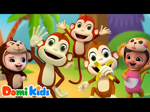 Monkey Banana Dance[NEW] | Dance Party Begins| Kids Songs & Nursery Rhymes | Domi Kids