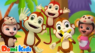 Download lagu Monkey Banana Dance[NEW] | Dance Party Begins| Kids Songs & Nursery Rhymes | Domi Kids mp3