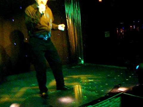 Martin Jarvis as Tom Jones - Lounge Bar - Aguas Neuvas, Torrevieja, Costa Blanca, Spain -  APR 2009