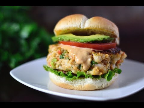 Creole Shrimp Burger Recipe | How to Make Shrimp...