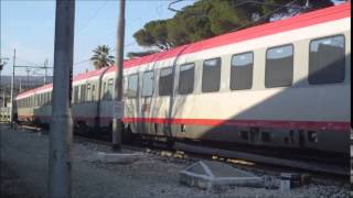 preview picture of video 'E190.311 Lia InRail+treno prova in partenza da Passignano sul Trasimeno'