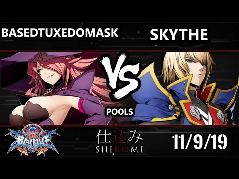 Shikomi BB:CF - BasedTuxedoMask (Nine) Vs. Skythe (Jin) BlazBlue: Central Fiction Pools