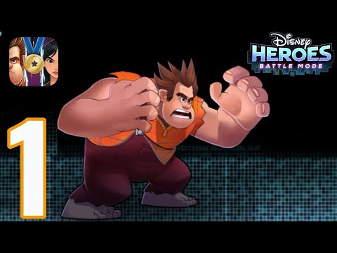 Disney Heroes: Battle Mode - Gameplay Walkthrough Part 1 - Battle: 1-3 (iOS, Android).