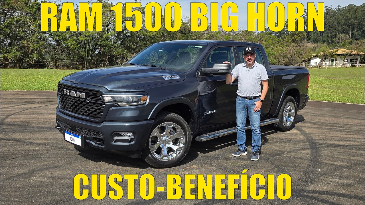 RAM 1500 Big Horn - Nova versão com melhor custo-benefício
