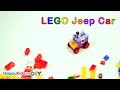 How To Build Lego Jeep Car Building Blocks Kid S Crafts And Activities Happykids DIY