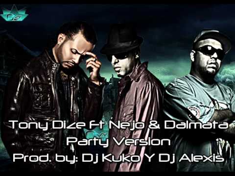 Senda maniatica - Tony Dize ft Ñejo y Dalmata  (LYRICS)