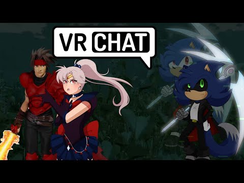 Sailor Peace and Draco vs...Corrupt Chilled?? - VRChat (feat. Fallen Angel/Last Hope and ????)
