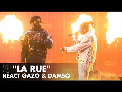 Réaction à Gazo & Damso - La rue (Live Les Flammes)