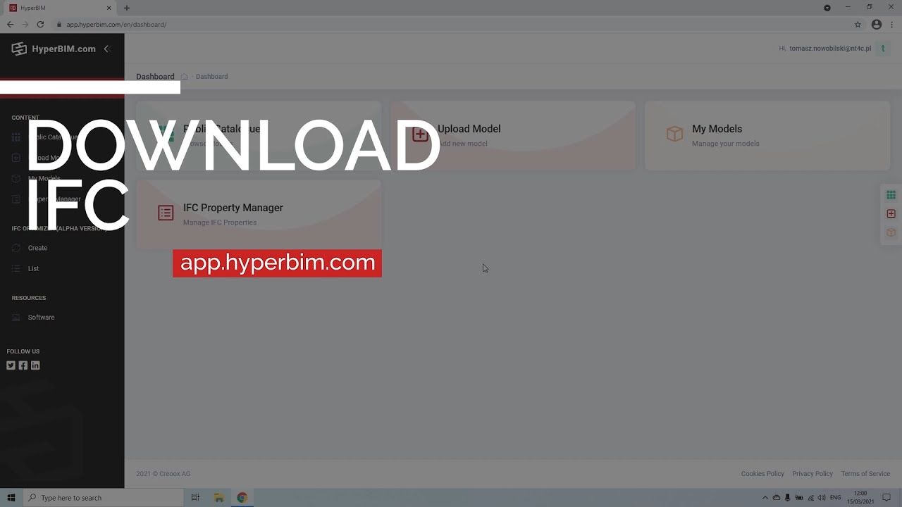 HyperBIM - Download IFC