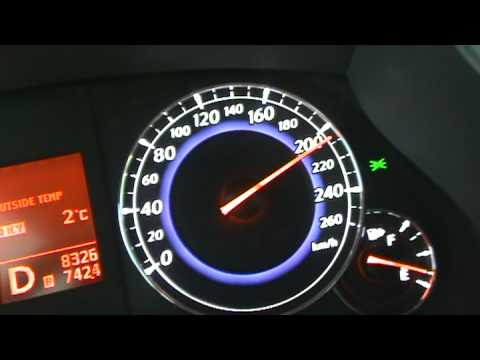 Limit Pushing Infiniti EX35 0-220 km\h