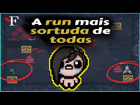 A RUN MAIS SORTUDA QUE JÁ FIZ DE EVE - THE BINDING OF ISAAC AFTERBIRTH PLUS - #147 PTBR