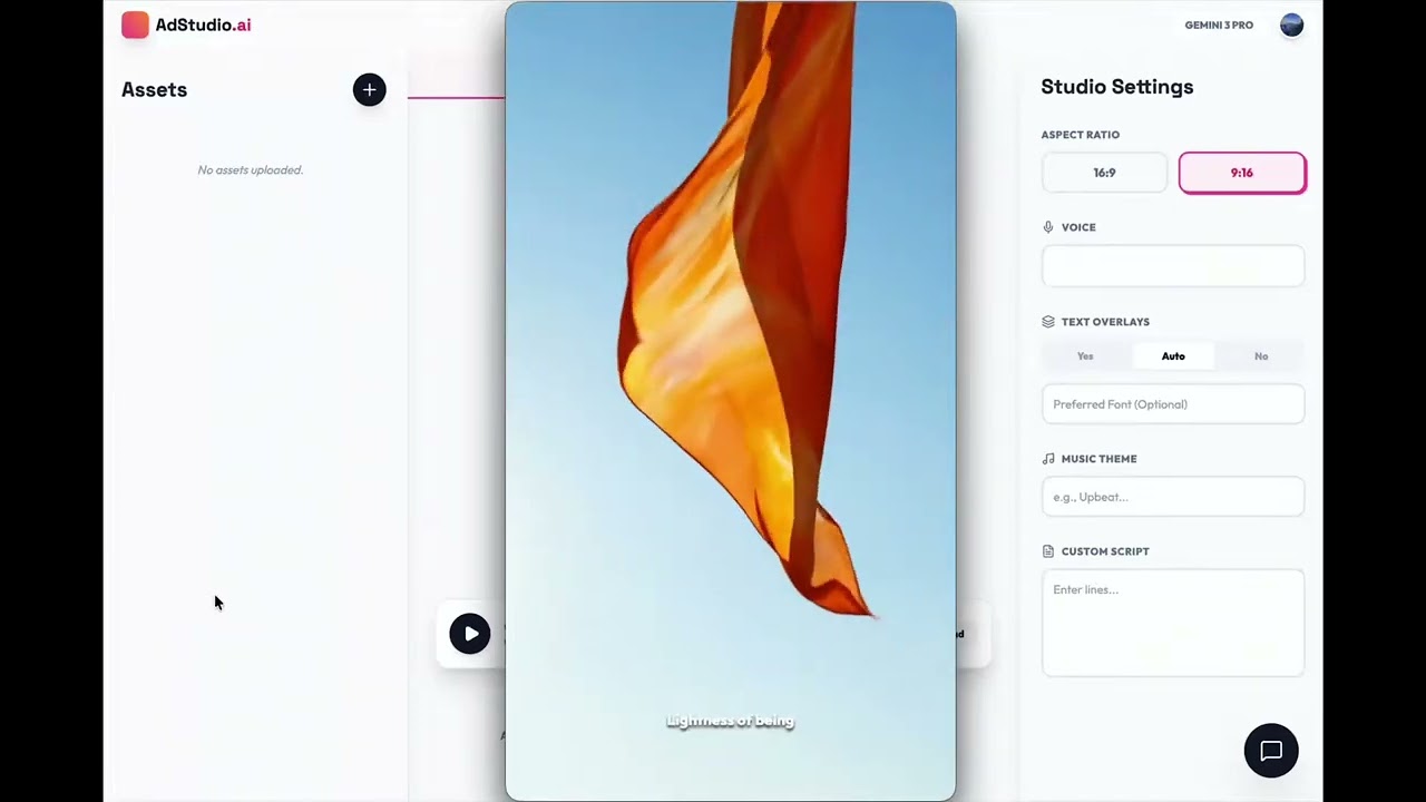 SnappyAds (AKA Commy AI) project preview