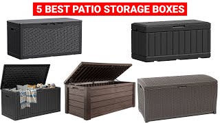 Top 5 Best Patio Storage Boxes for Outdoor Organization (2025 Update)