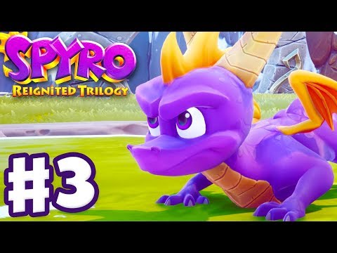 Spyro Reignited Trilogy - Spyro The Dragon - Gameplay Walkthrough Part 3 - Magic Crafters (120%)