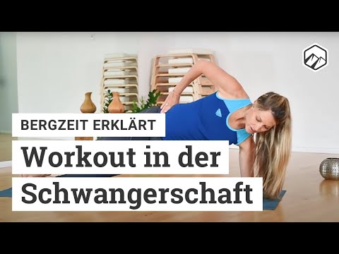 Workout in der Schwangerschaft mit Gela Allmann | Bergzeit