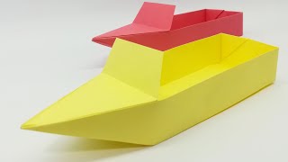 How To Make A Paper Boat For School Project | Origami Boat | Easy Origami Tutorial