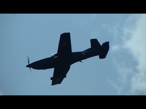 Pilatus PC-7 Strafing Runs • NATO Close Air Support Exercise