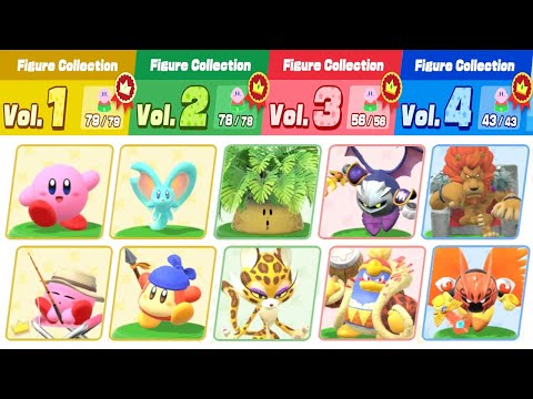 Kirby and the Forgotten Land - All 256 Figures (100% Collection Showcase)