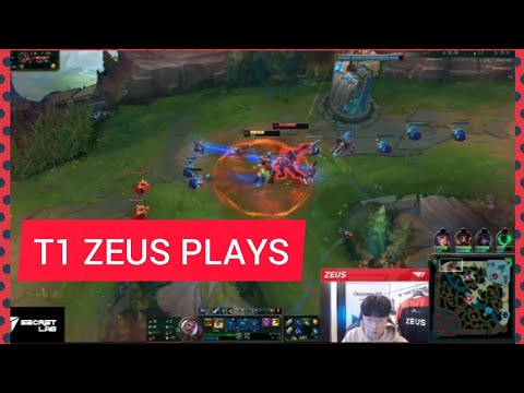 T1 Zeus Jayce +tower shot vs. Aatrox