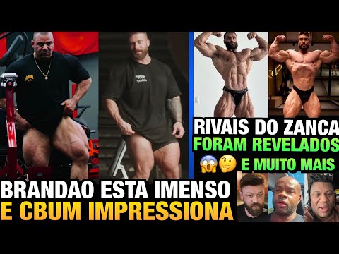 BRANDÃO e CBUM MOSTRAM PERNAS GIGANTES + ZANCA TERÁ RIVAIS ESTÉTICOS EM TAMPA + PACHO, EDOC E CARLÃO
