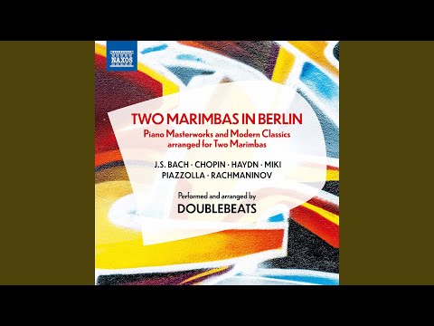 Goldberg Variations, BWV 988 (Excerpts Arr. L. Böhm & N. Fan for 2 Marimbas) : Var. 1
