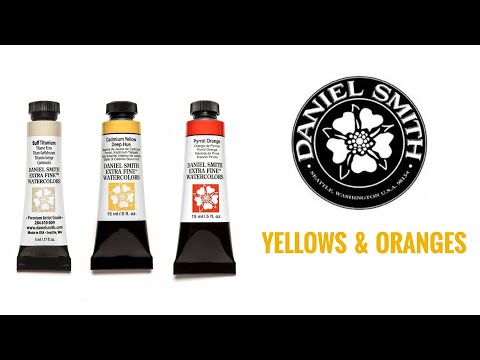 Daniel Smith Watercolors (Part 1) - Yellows & Oranges