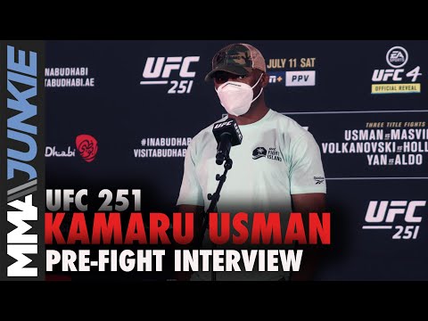 Kamaru Usman 'would love' Georges St-Pierre with win | UFC 251 pre-fight interview