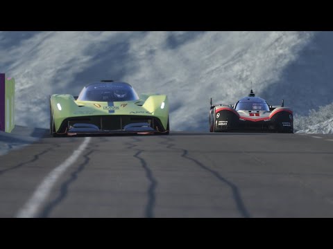Porsche 919 Hybrid Evo vs Aston Martin Valkyrie AMR Pro at Highlands