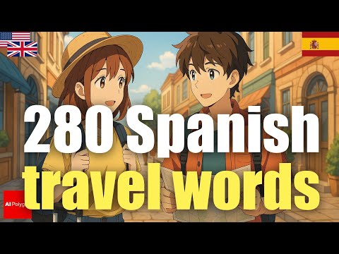 280 Spanish travel words | Passive listening | L2Language | with hiragana