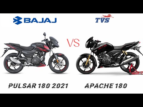 2021 PULSAR 180 VS APACHE 180 2V _DETAILED COMPARISON_MILEAGE_TOP SPEED_PRICE_BIKE INFORMER