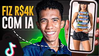 COMO FIZ R$ 4.327,80 NO TIKTOK SHOP COM VÍDEOS DE IA QUE VENDEM SOZINHOS (Muito simples) | Jhonatas