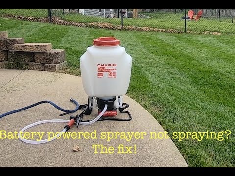 Pump Zero Power Sprayer Troubleshooting