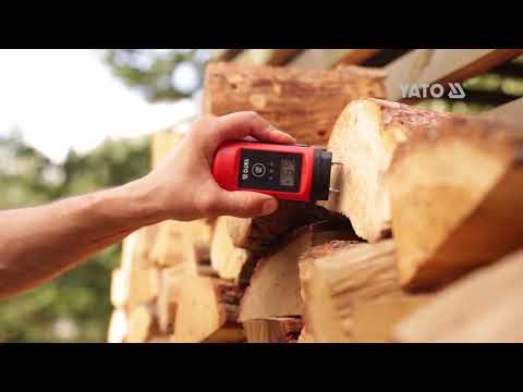 Yato Toya Sa Poland Drėgmės matuoklis / hidrometras / medienai ir kt. (YT-73141) video