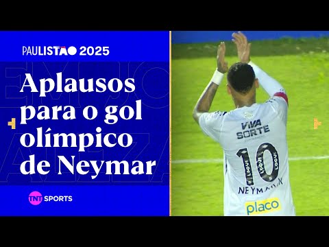 NEYMAR METEU UM GOL OLÍMPICO E FOI APLAUDIDO PELA TORCIDA RIVAL | INTER DE LIMEIRA X SANTOS
