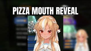 Gold Cosmetic Turns Her Mouth Into a Pizza and Everyone Loses It | Shiranui Flare