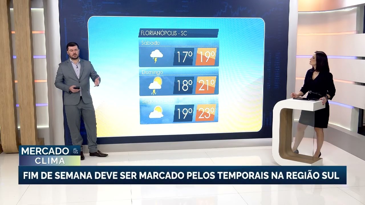 Temporais e calor intenso devem marcar o fim de semana no país