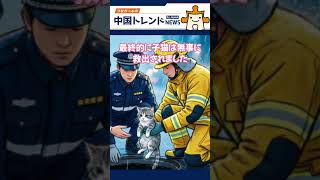 上海で感動の救出劇。雨夜に下水道へ落ちた子猫の行方は？