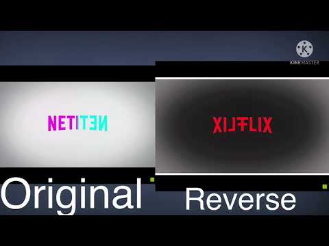 NetFlix Logo Effects Comparison (Original Vs. Reverse)