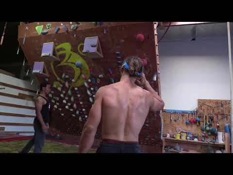 5-10-2016 Chris Workman Training at ThreeBallClimbing with Adam Rayl and Steve Dison