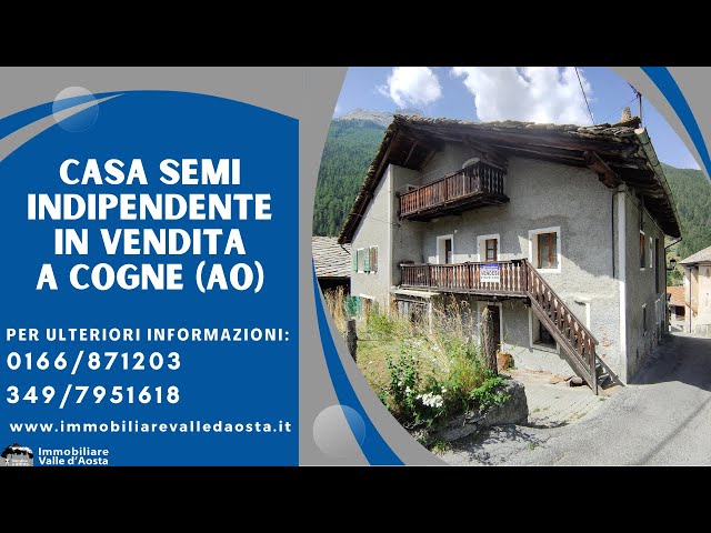 Casa semi indipendente in vendita a Cogne (AO)
