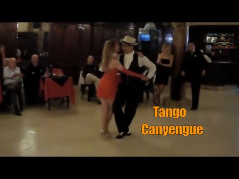 Tango Canyengue en La Ideal, Tango Buenos Aires. Mirta Milone, Quique Camargo