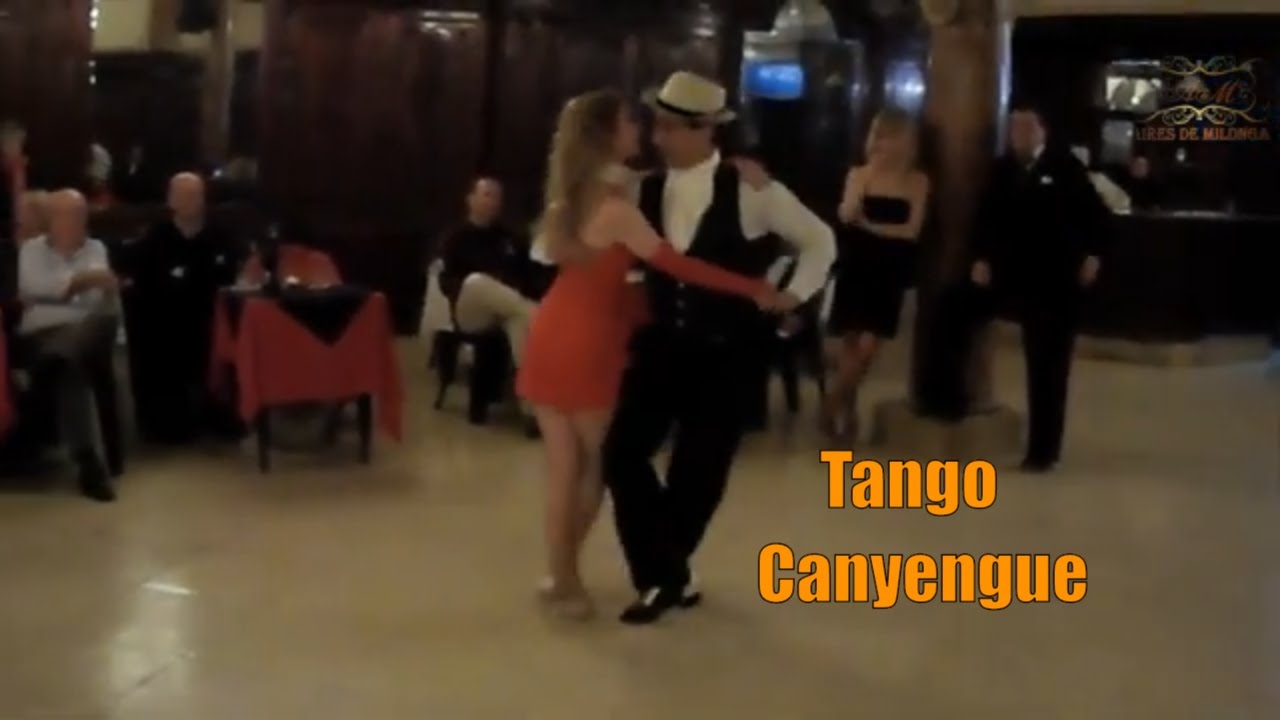 Tango Canyengue en La Ideal, Tango Buenos Aires. Mirta Milone, Quique Camargo