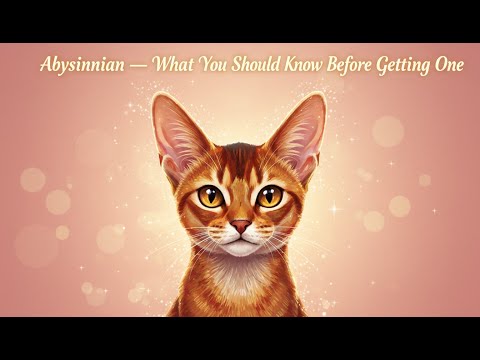 🐾 Abyssinian Cat — What You MUST Know Before Getting One | PetPulse TV