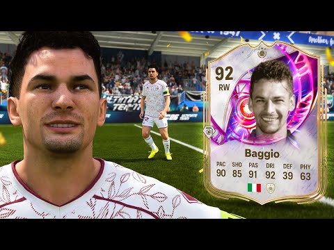Baggio CAN MOVE?! 😅 92 Time Warp Icon SBC Baggio! FC 26 Player Review