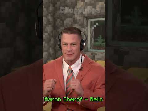 Choppiropa - John Cena listening to Aaron Cherof - Relic and dancing in minecraft