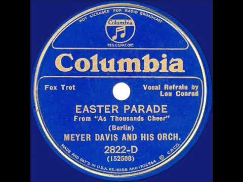 1933 Meyer Davis - Easter Parade (Lew Conrad, vocal)