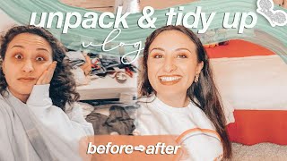 UNPACK & TIDY UP WITH ME | disney trip merch haul 2021