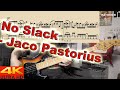 Jaco Pastorius & Brian Melvin - No Slack [BASS COVER] - with notation and tabs